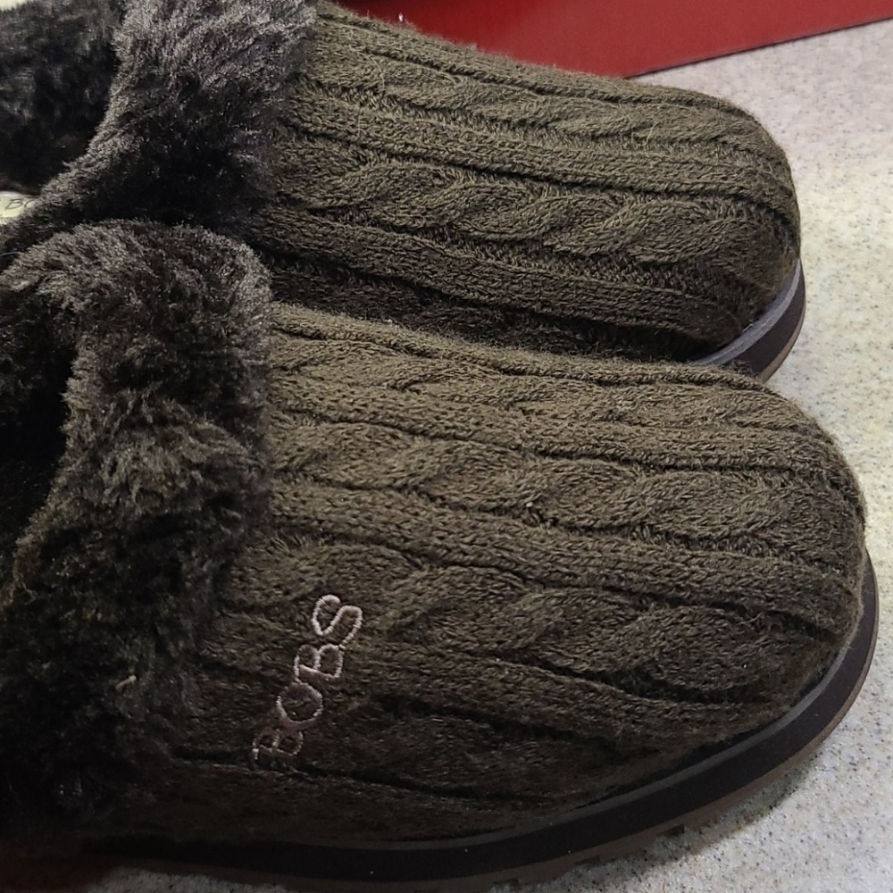 SKECKERS BOB'S HOUSE SHOES 👞SIZE 6 / 7 Dark Brown - Picture 14 of 16